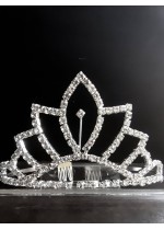 Булчинска тиара за коса с кристали- Queen of Beauty